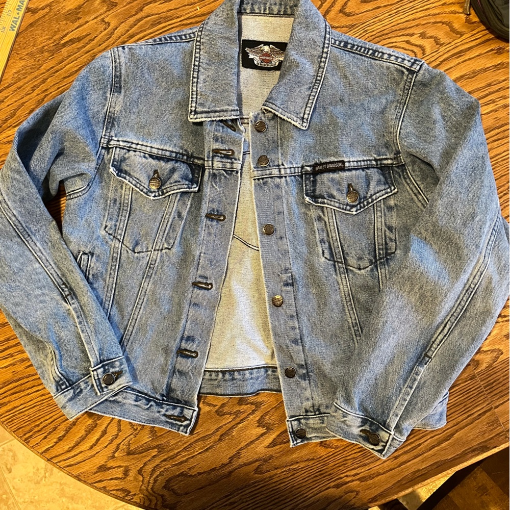 Harley-Davidson Denim Jacket With Patch - image 4